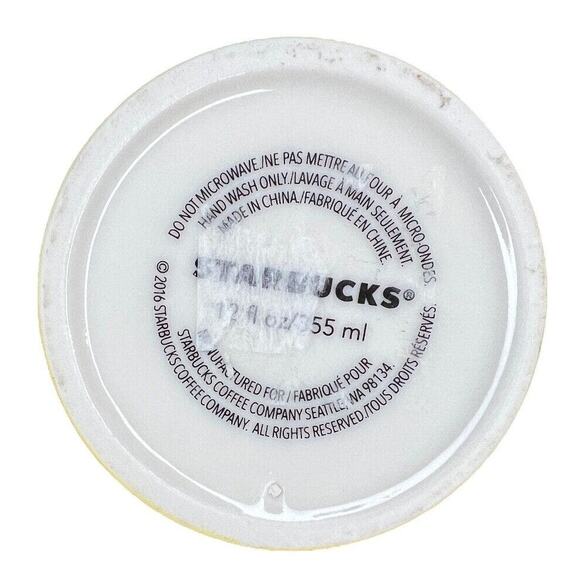 RARE STARBUCKS OKLAHOMA "BUFFALO ROAM" CERAMIC Double TUMBLER 12.4oz!! Brand New - Picture 7 of 7